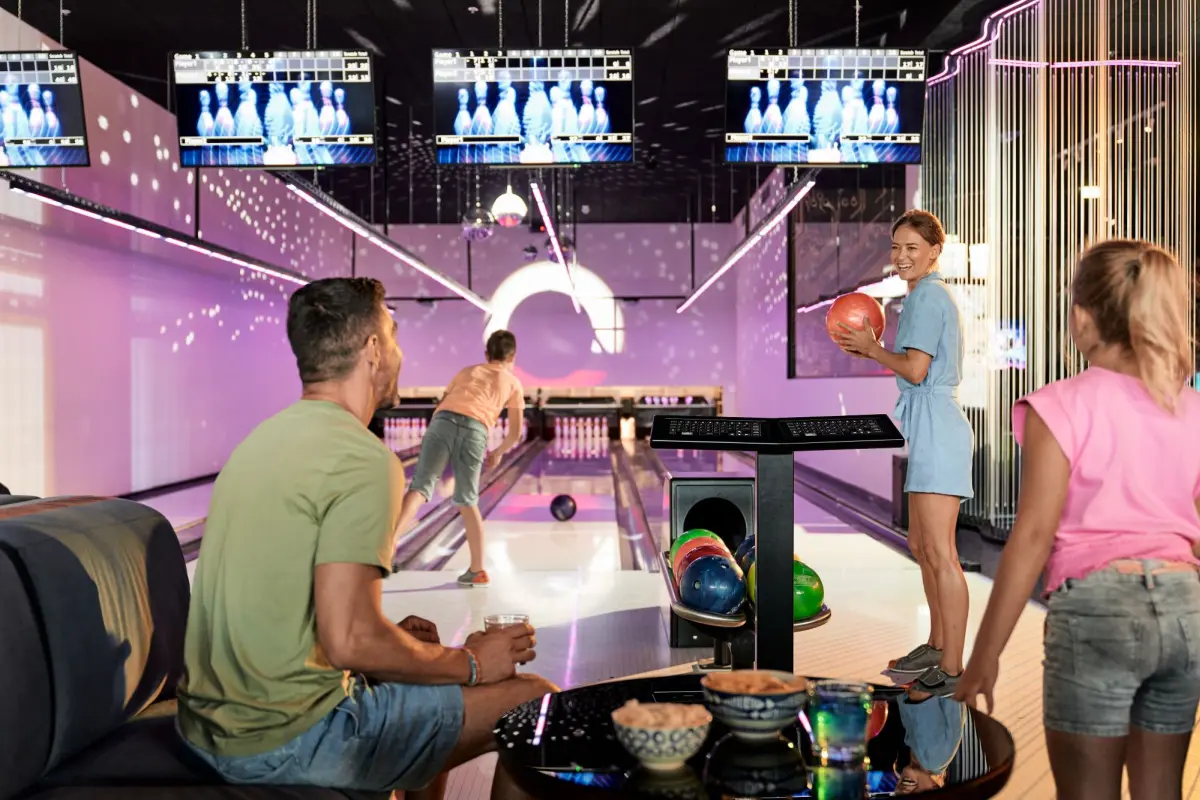 Bowlingové dráhy ve Fortis Clubu v resortu Punta Skala