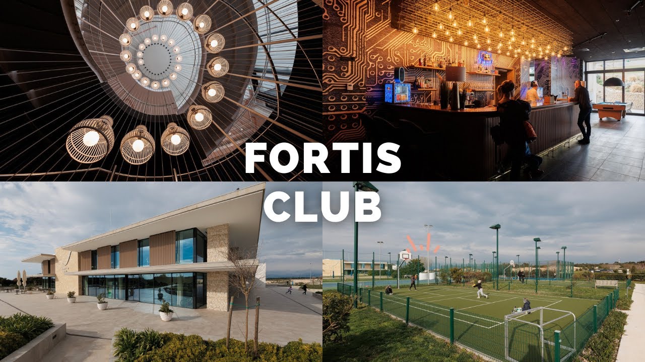 Interiér sportovního klubu Fortis Club na Punta Skala